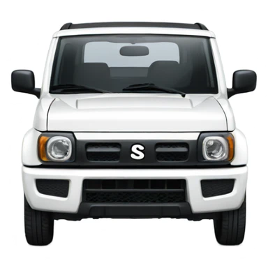 White suzuki jimny  sticker