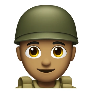 An Israel Defense Forces soldier holding an Israeli flag sticker