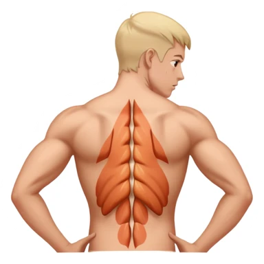 dolor muscular en la espalda  sticker