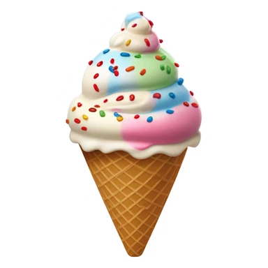 Ice cream cone sticker