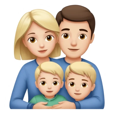 A girl who moved from Siberia to the south, where it is very warm and sunny. She has a baby boy who is 3 years old and a husband. sticker