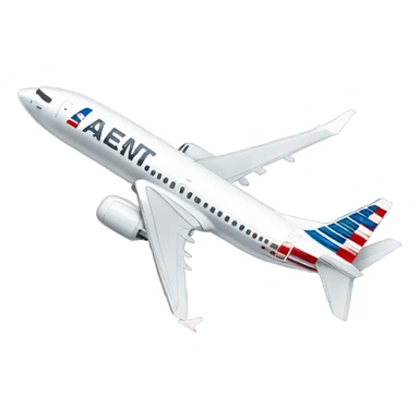 Single American Airlines 737 Max 8 sticker