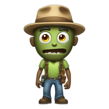 Home owner from Plant Vs Zombie sticker