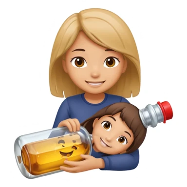 toki chibi styliaus sukurk kad guli ant buteliuko  sticker