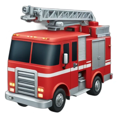 Firetruck blue sticker