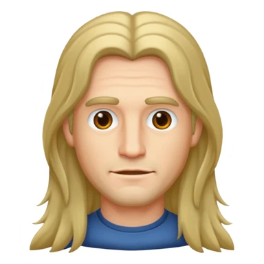 Saçı uzunolan bir erkek çiz sticker