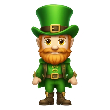 leprechaun shoulder shrug don't know sticker