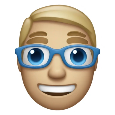 Small blue check mark emoji sticker