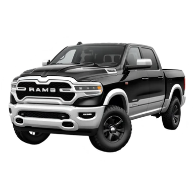 2020 Dodge Ram Ourdoorsman Black sticker