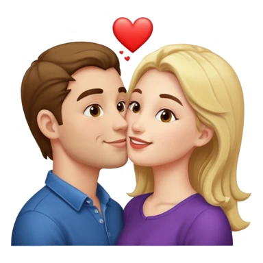 Man Woman Butt kissing  sticker