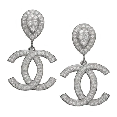 Chanel earrings diamond  sticker