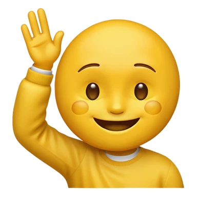 emoji head dabbing  sticker