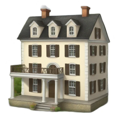 Country house sticker
