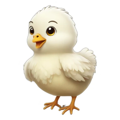 cute little chicken  sticker