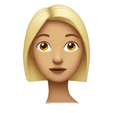 Woman in thought pose sticker