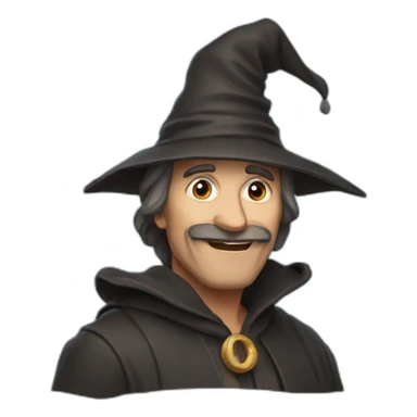 Sorcière qui rigole sticker