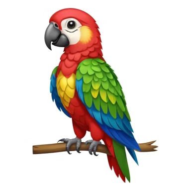 a full Parrot sticker