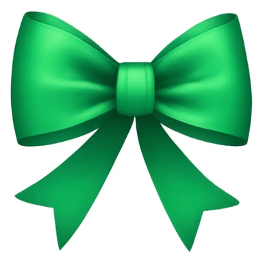 Green bow sticker