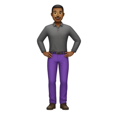 it-specialist-who works at apple Inc. put purple pants sticker