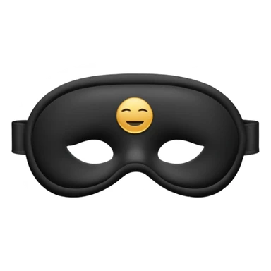 sleep mask emoji, simple, classic style sticker