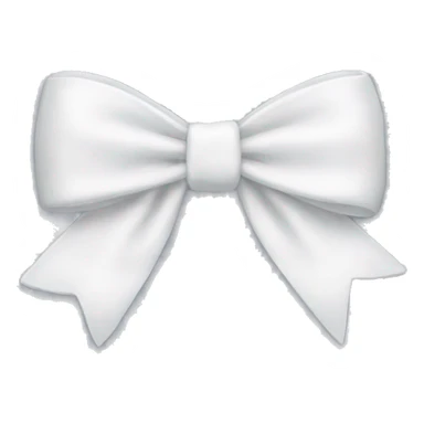 white bow sticker