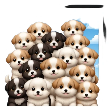 Cielo de los perritos sticker