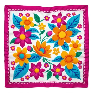 patterned bandana headscarf  sticker