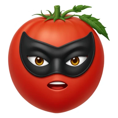 Tomatoe disguised as a thief  sticker