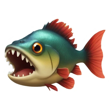 Piranha sticker