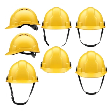 yellow Safety Helmets sticker