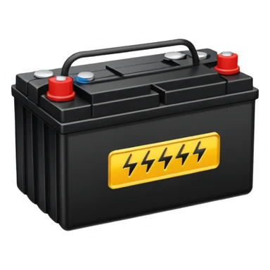 car battery sticker