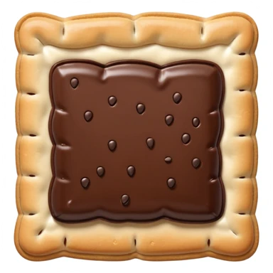 Chocolate baked pop tart  sticker