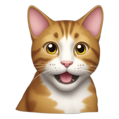 Cat boir une bière  sticker