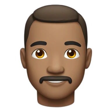 white skin boxer sticker