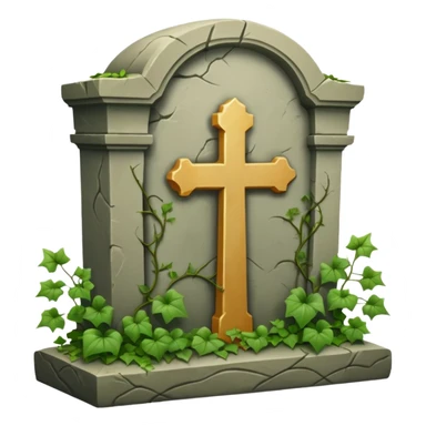 Create a graveyard and write 2020 sticker