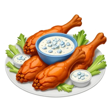 buffalo chicken wings sticker
