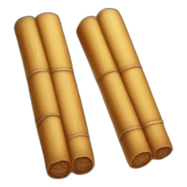 raw brown sugar cane bars sticker