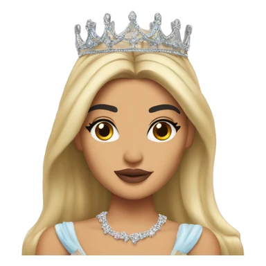 Kylie Jenner as a princess sticker