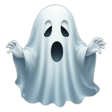 ghost afraid  sticker