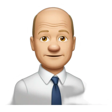 olaf scholz z plskiem piwem sticker
