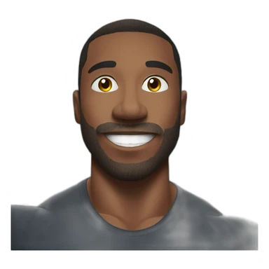 Selfie in gym  sticker