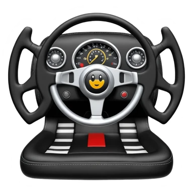 Volant de course rectangulaire  sticker