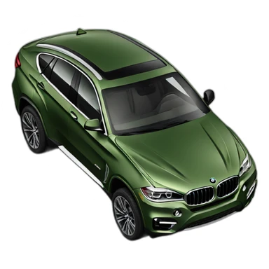 Matt green BMW x6 sticker