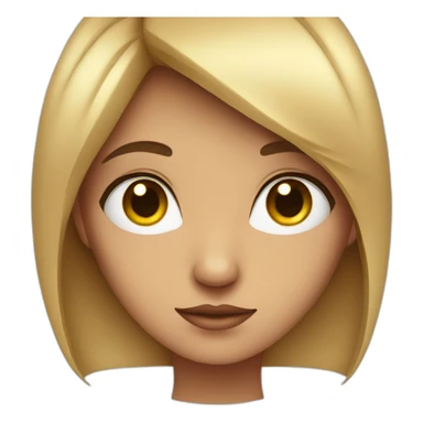 girl staring straight into your eyes sticker