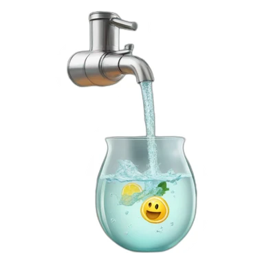 Sparkling water in a siphon sticker