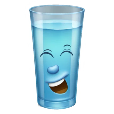 Vaso de agua sticker