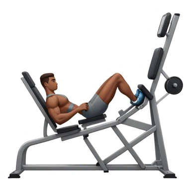 how to use a leg press machine sticker