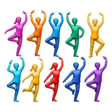 notas musicales bailando sticker