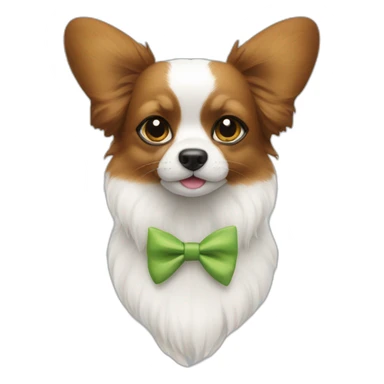 Noeud papillon blanc sticker