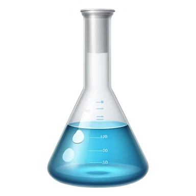 Conical flask sticker